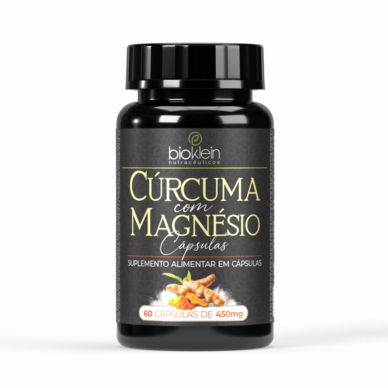 Cúrcuma com Magnésio – 60 Cápsulas