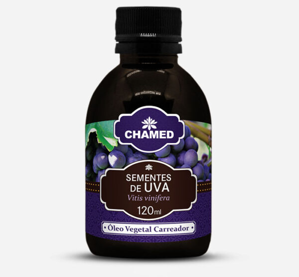 Óleo Vegetal de Sementes de Uva Chamel | 100% Puro