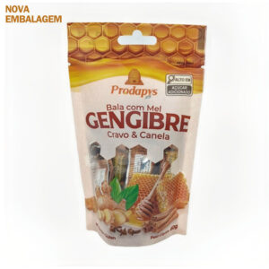 BALA DE MEL COM GENGIBRE, CRAVO E CANELA - PRODAPYS