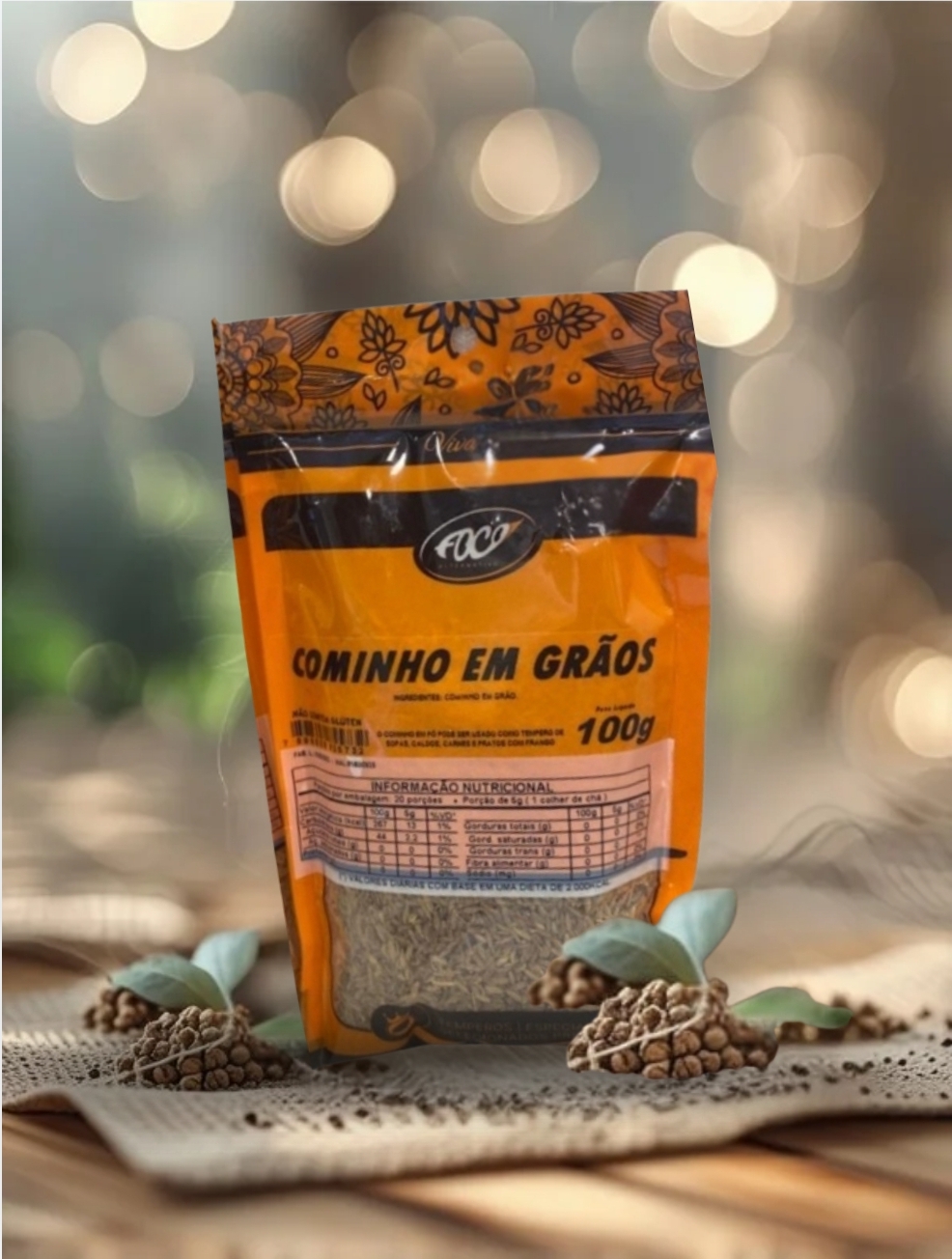 COMINHO EM GRÃOS 100G - FOCO ALTERNATIVO - Imagem 2