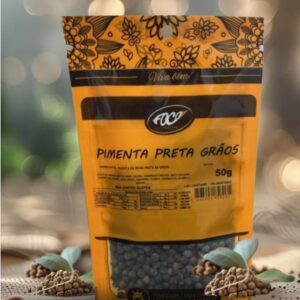 PIMENTA DO REINO PRETA GRÃO 50G - ( PIMENTA PRETA )