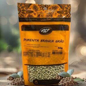 PIMENTA BRANCA PÓ 50G - FOCO ALTERNATIVO