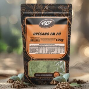 ORÉGANO EM PÓ 100G FOCO ALTERNATIVO