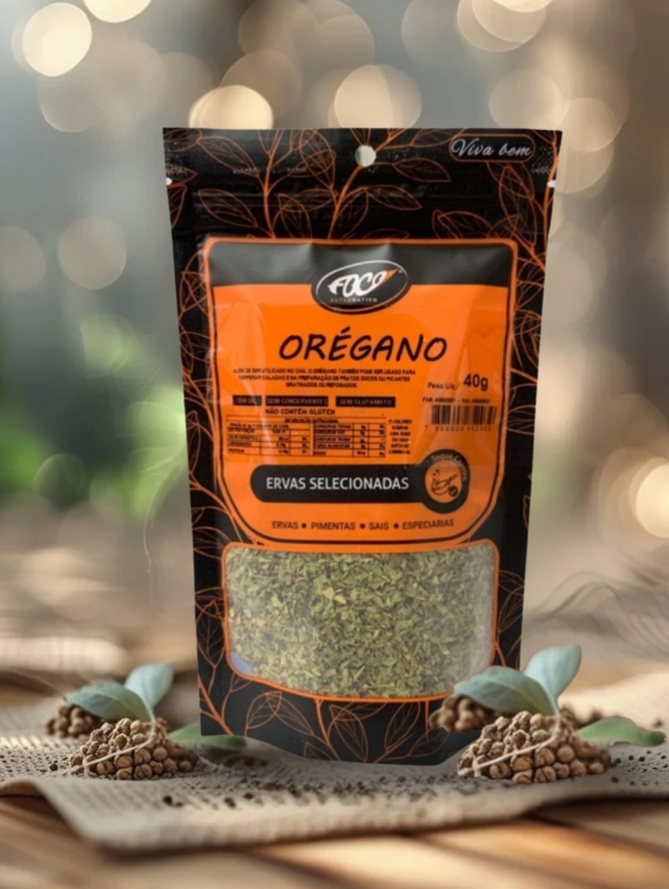 ORÉGANO 100G (BEM VERDINHO) - FOCO ALTERNATIVO