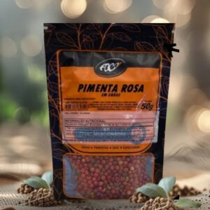 PIMENTA ROSA EM GRÃO 50G - FOCO ALTERNATIVO