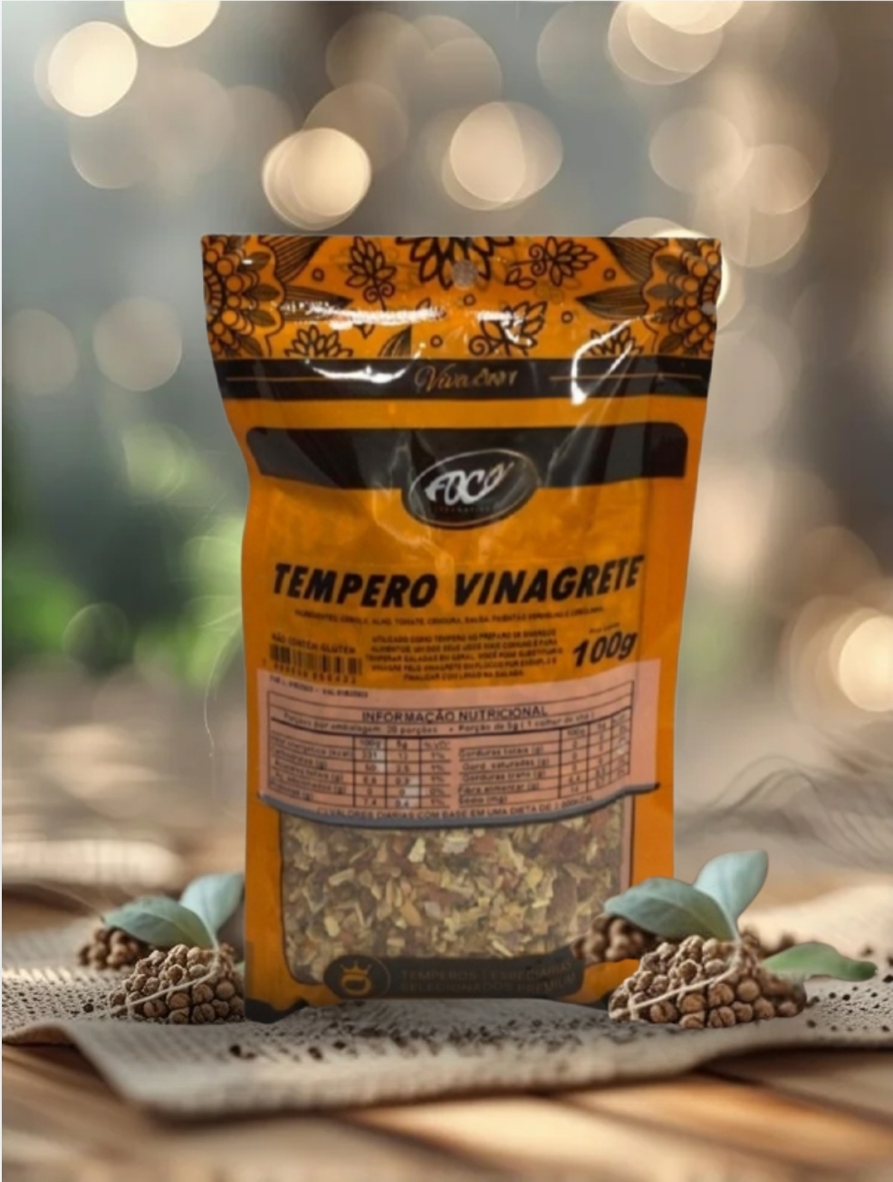 TEMPERO VINAGRETE 100G - FOCO ALTERNATIVO