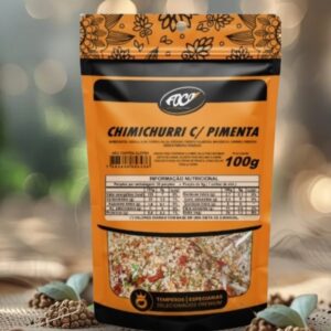 CHIMICHURRI COM PIMENTA 100G - FOCO ALTERNATIVO