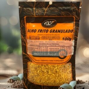 ALHO FRITO GRANULADO 100G - FOCO ALTERNATIVO