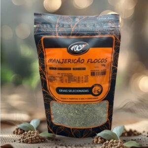 MANJERICÃO FLOCOS 50G- FOCO ALTERNATIVO
