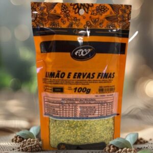 LIMÃO E ERVAS FINAS 100G - CONTÉM SAL E GLUTAMATO
