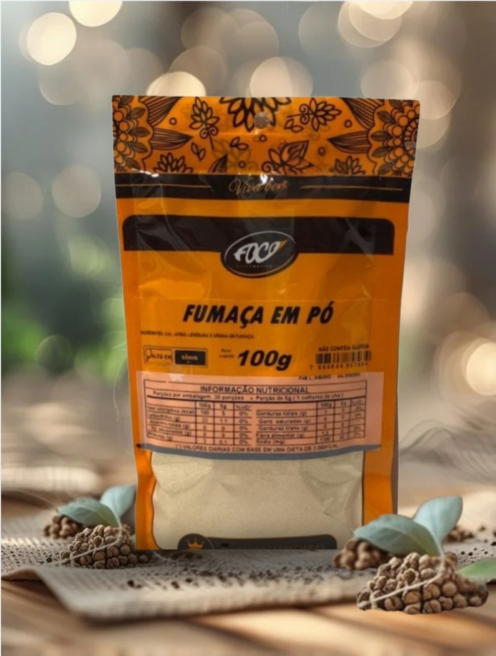 FUMAÇA EM PÓ 100G - FOCO ALTERNATIVO
