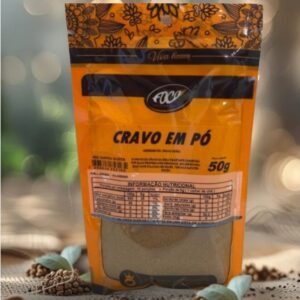 CRAVO EM PÓ 50G - FOCO ALTERNATIVO (CRAVO DA INDIA EM PÓ)