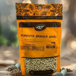 PIMENTA BRANCA GRÃO 50G - FOCO ALTERNATIVO