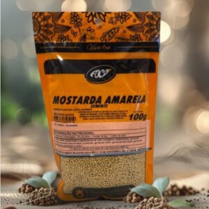 MOSTARDA AMARELA SEMENTE 100G - FOCO ALTERNATIVO