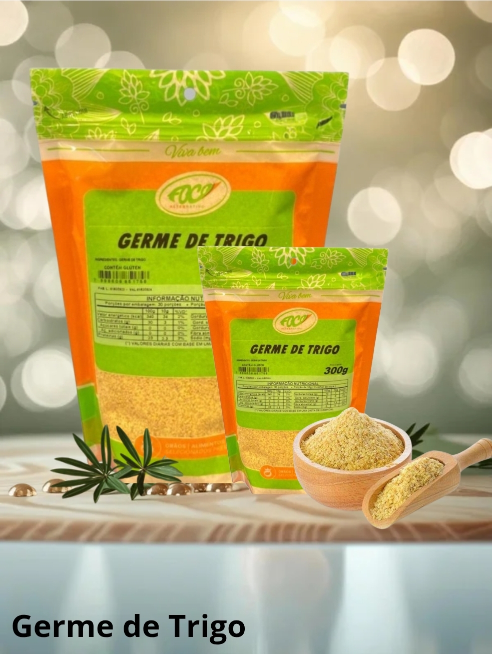 GERME DE TRIGO TOSTADO 300G- FOCO ALTERNATIVO