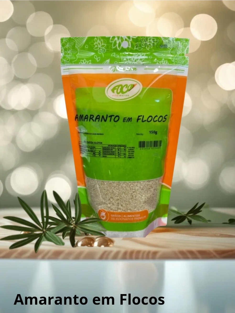 AMARANTO EM FLOCOS 150G - ANDES IMPORTADO PREMIUM