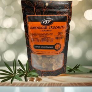 AMENDOIM CROCANTE CHURRASCO (BARBECUE) 100G - FOCO ALTERNATIVO