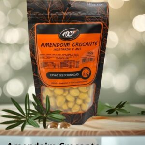 AMENDOIM CROCANTE MOSTARDA E MEL - GRANEL KG - FOCO ALTERNATIVO