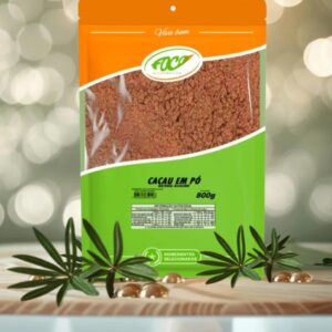 CACAU EM PÓ NATURAL ALCALINO 500G - FOCO ALTERNATIVO (100% CACAU)