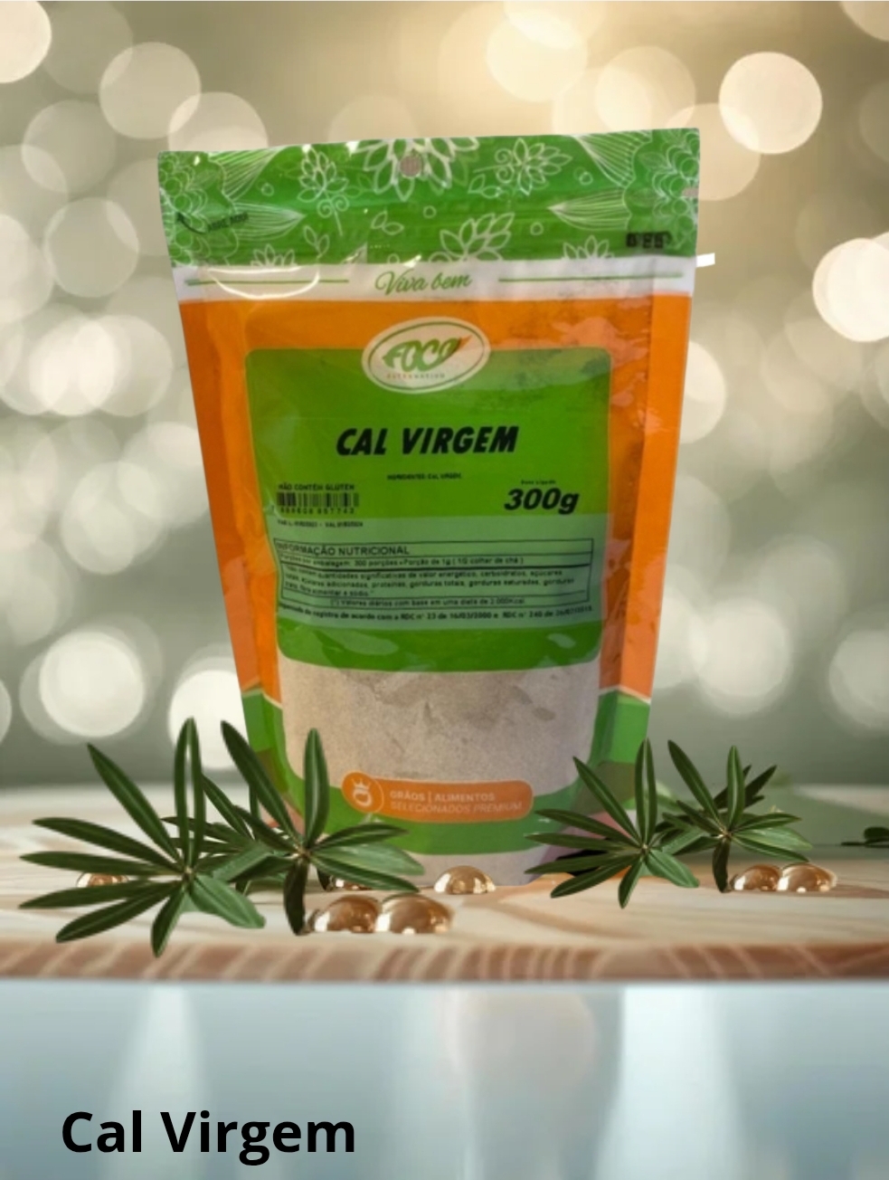 CAL VIRGEM 300g- FOCO ALTERNATIVO