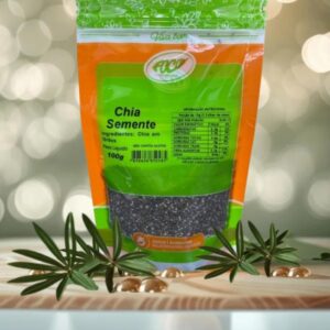 CHIA SEMENTE PRETA 150G SELECIONADA - FOCO ALTERNATIVO