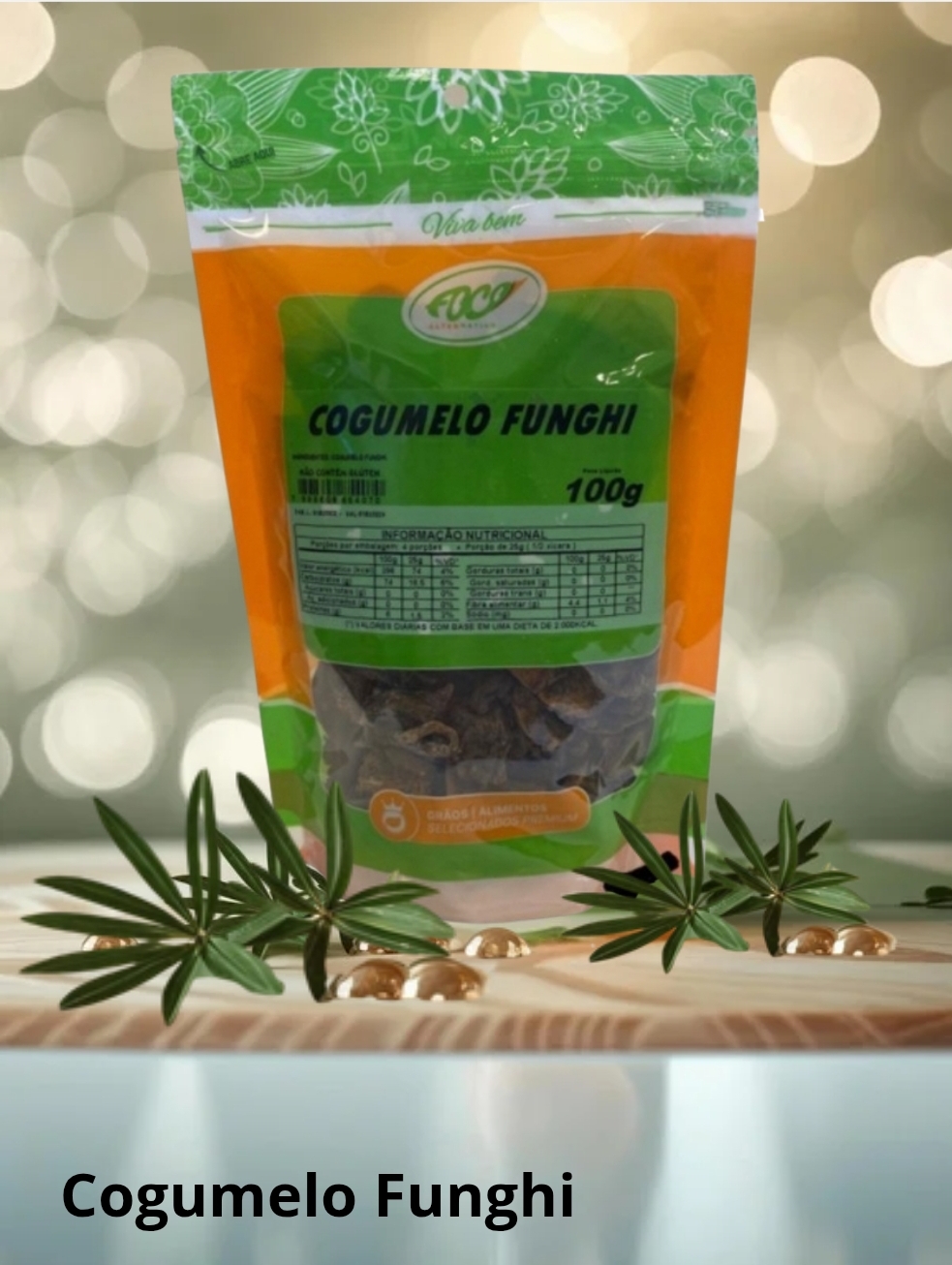 COGUMELO FUNGHI 100G - FOCO ALTERNATIVO