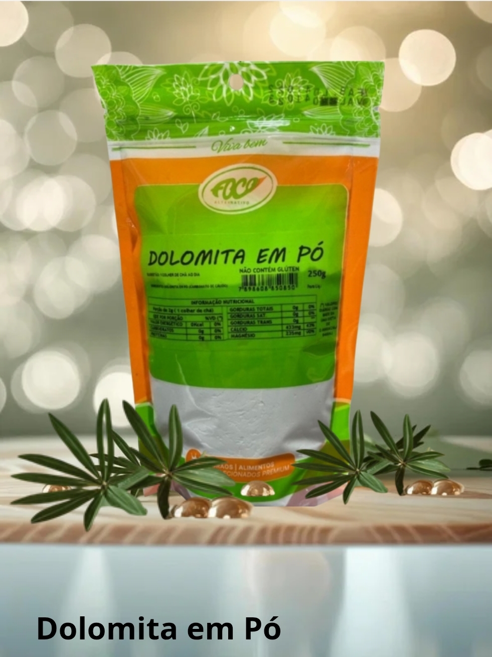 DOLOMITA PÓ 250G - FOCO ALTERNATIVO