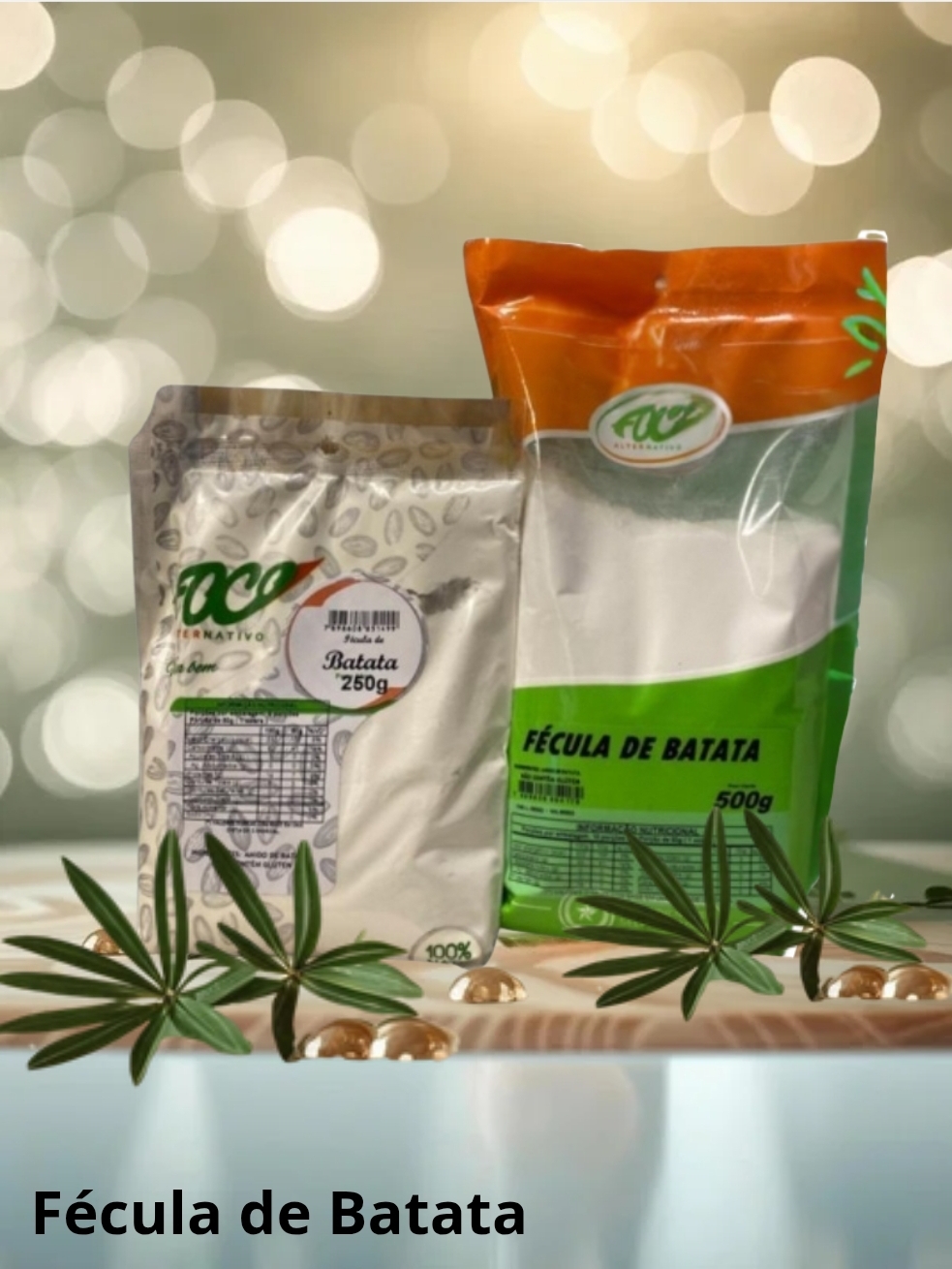 FÉCULA DE BATATA 1KG - FOCO ALTERNATIVO