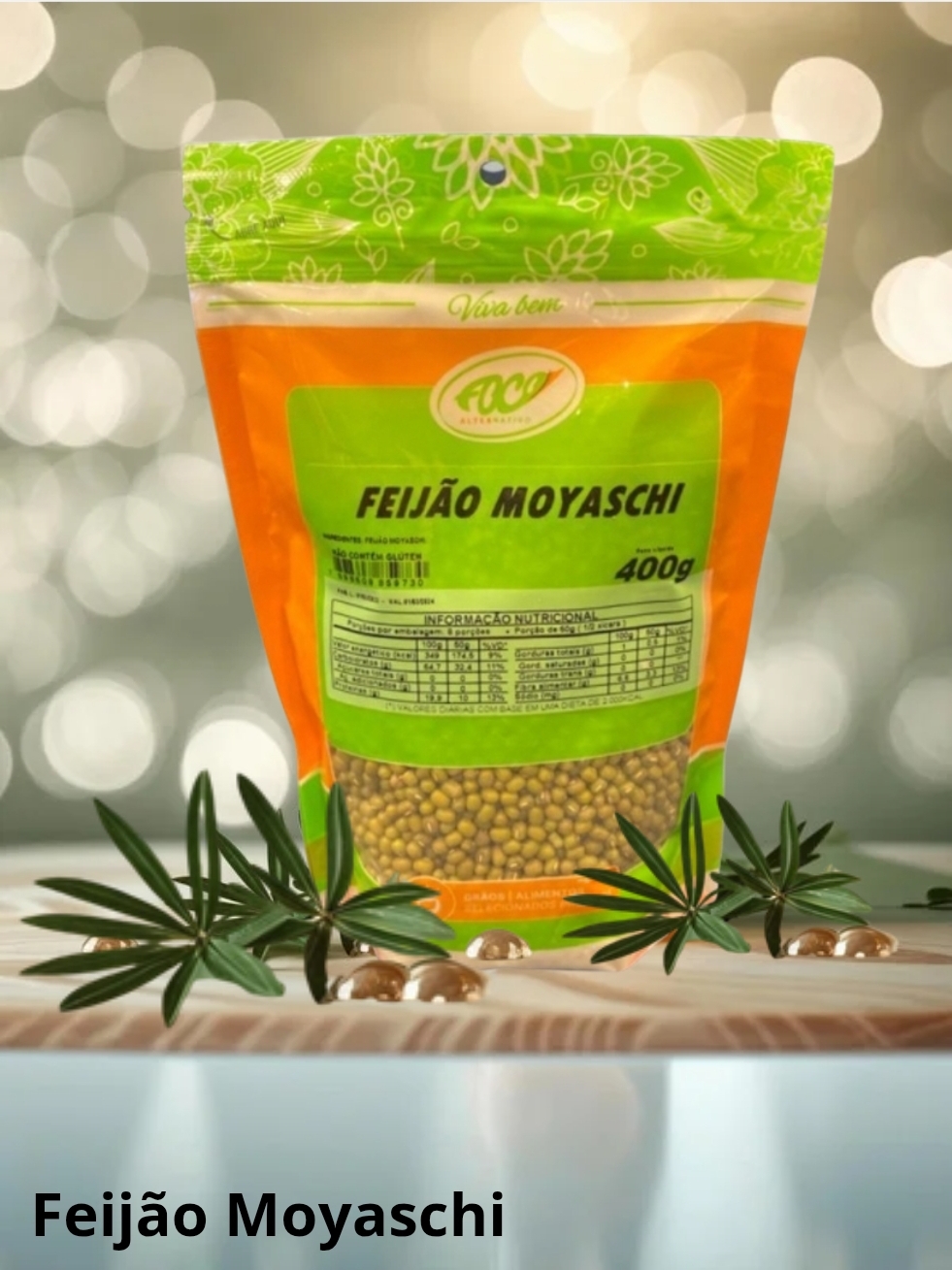 FEIJÃO MOYASHI 400G - FOCO ALTERNATIVO