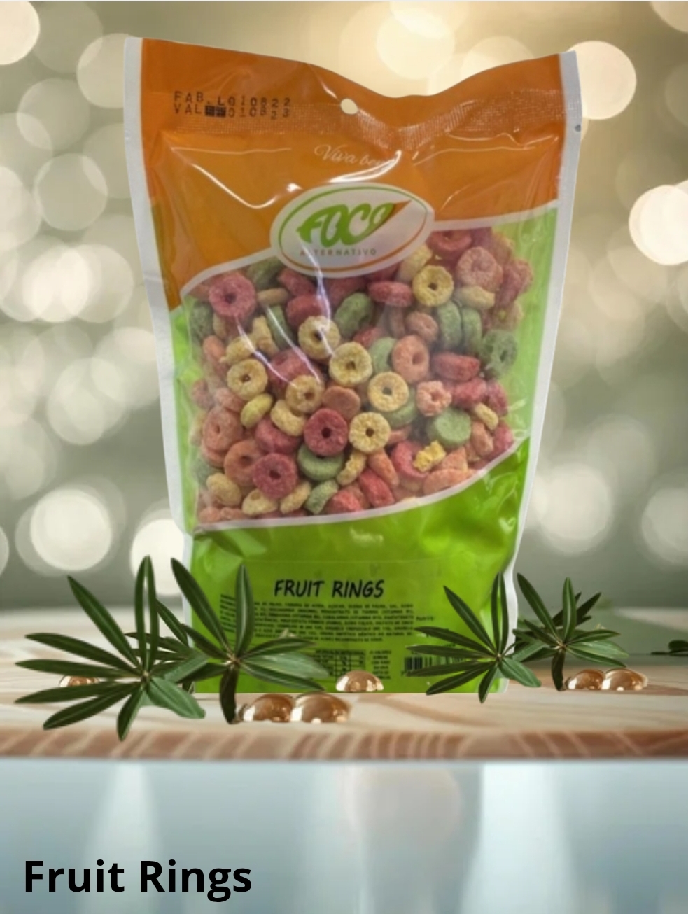 FRUIT RINGS 185G ARGOLINHAS COLORIDAS - FOCO ALTERNATIVO