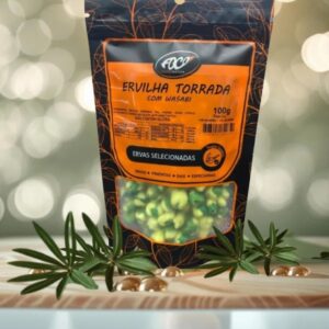 ERVILHA TORRADA COM WASABI ALGAS MARINHAS 100G - FOCO ALTERNATIVO