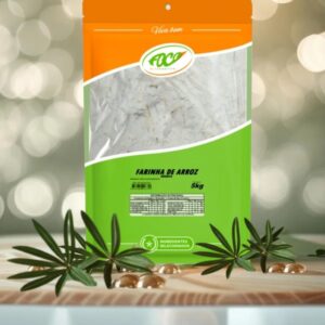 FARINHA DE ARROZ BRANCA 500G - FOCO ALTERNATIVO