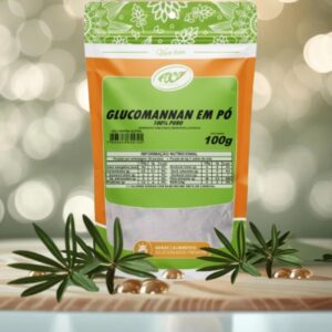 GLUCOMANNAN EM PÓ PURO 100G FOCO ALTERNATIVO