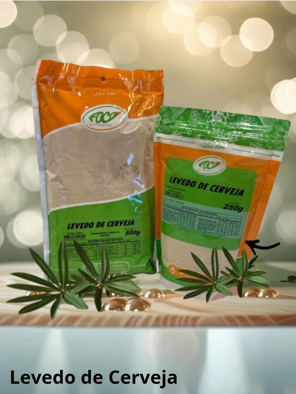 LEVEDO DE CERVEJA PÓ 250G - FOCO ALTERNATIVO