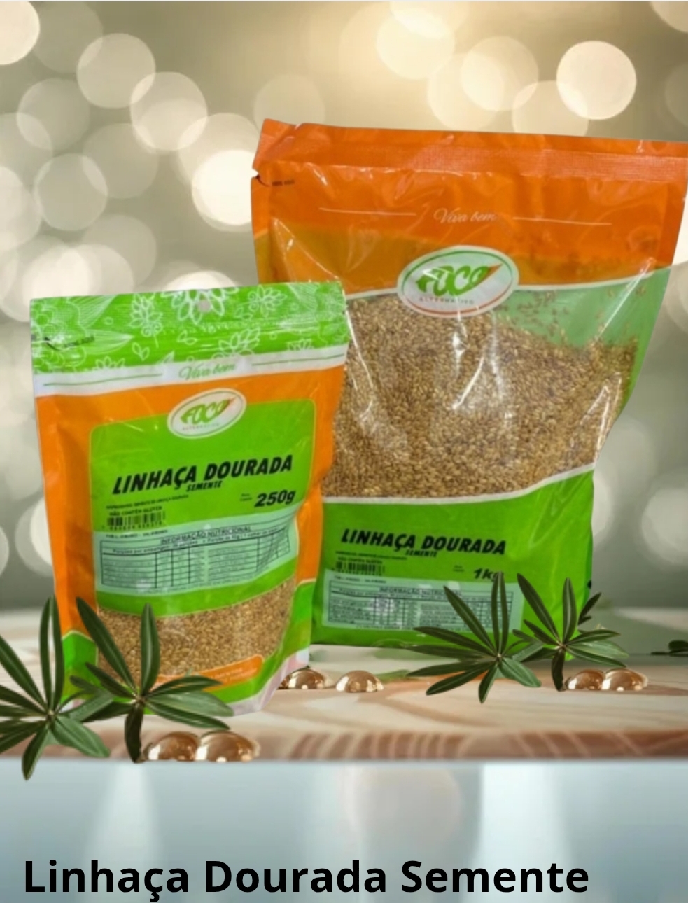 LINHAÇA DOURADA 500G - FOCO ALTERNATIVO