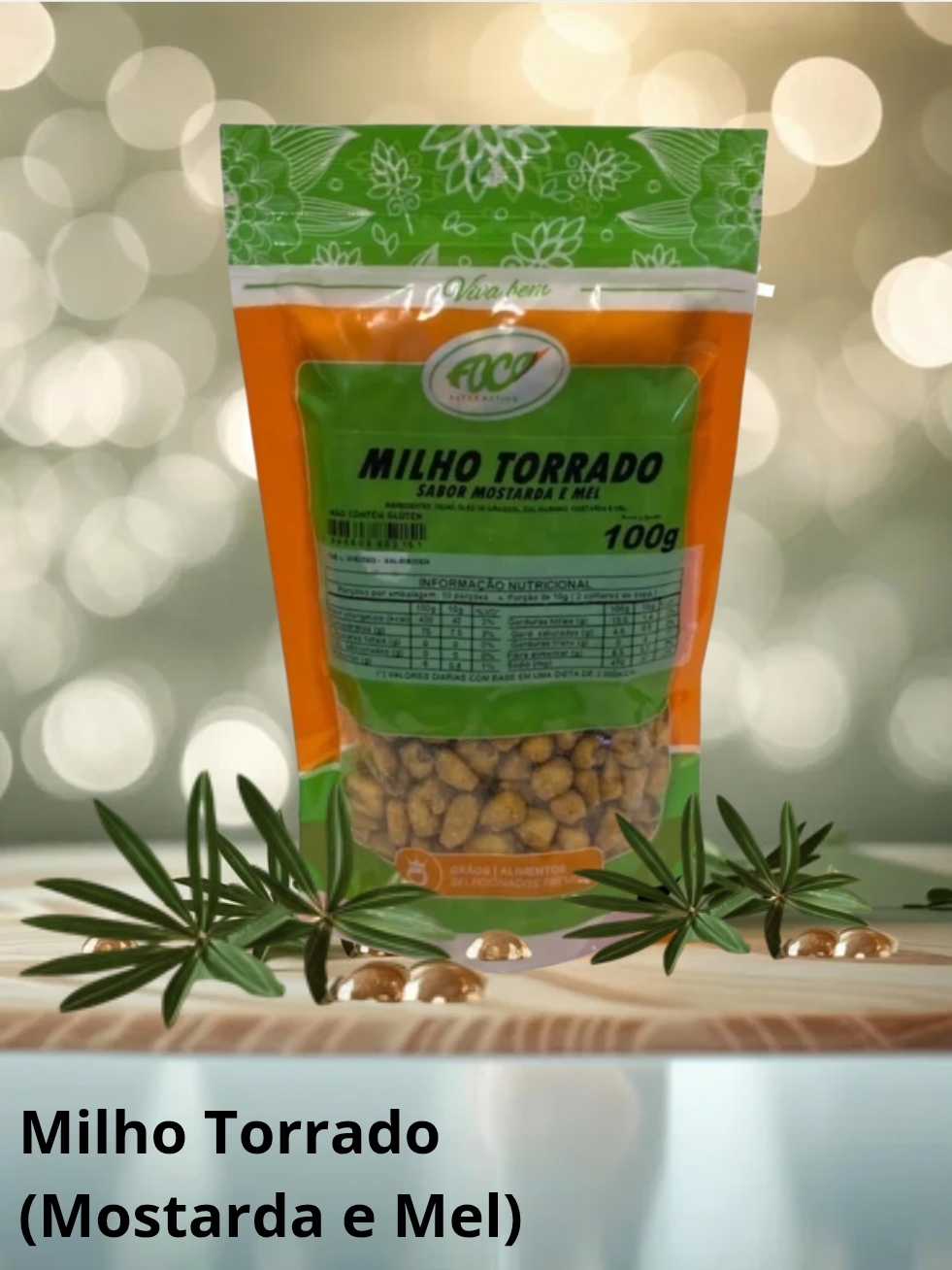 MILHO ESPANHOL MOSTARDA E MEL 100G - FOCO ALTERNATIVO