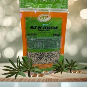 MIX DE GERGELIM (PRETO e BRANCO) -  150g - FOCO ALTERNATIVO