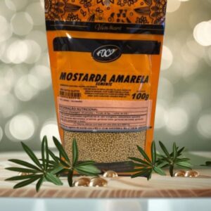 MOSTARDA AMARELA SEMENTE 100G - FOCO ALTERNATIVO