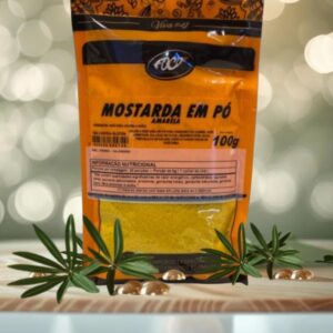 MOSTARDA EM PÓ AMARELA 100G - FOCO ALTERNATIVO