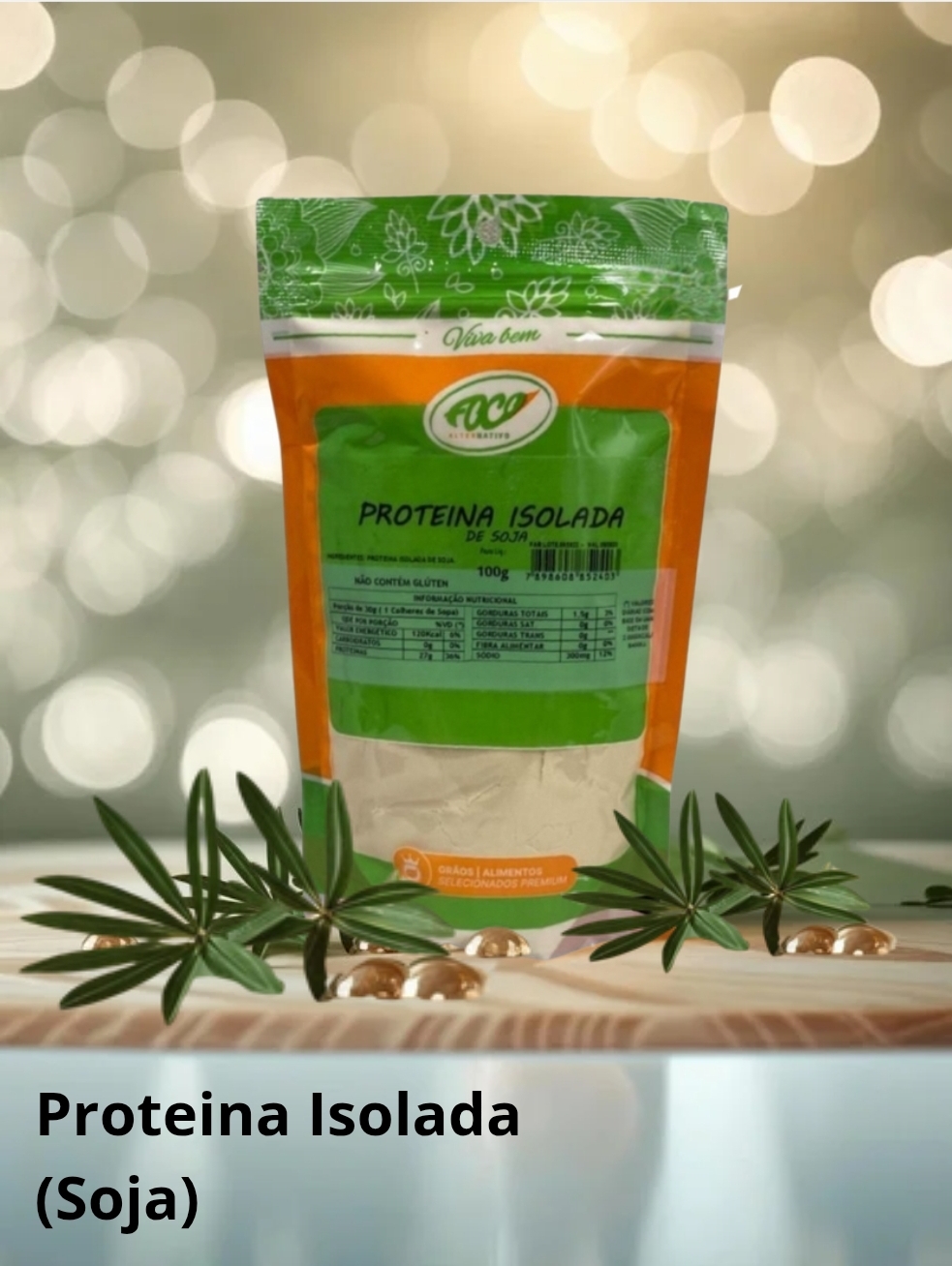 PROTEÍNA ISOLADA DE SOJA 2KG - FOCO ALTERNATIVO