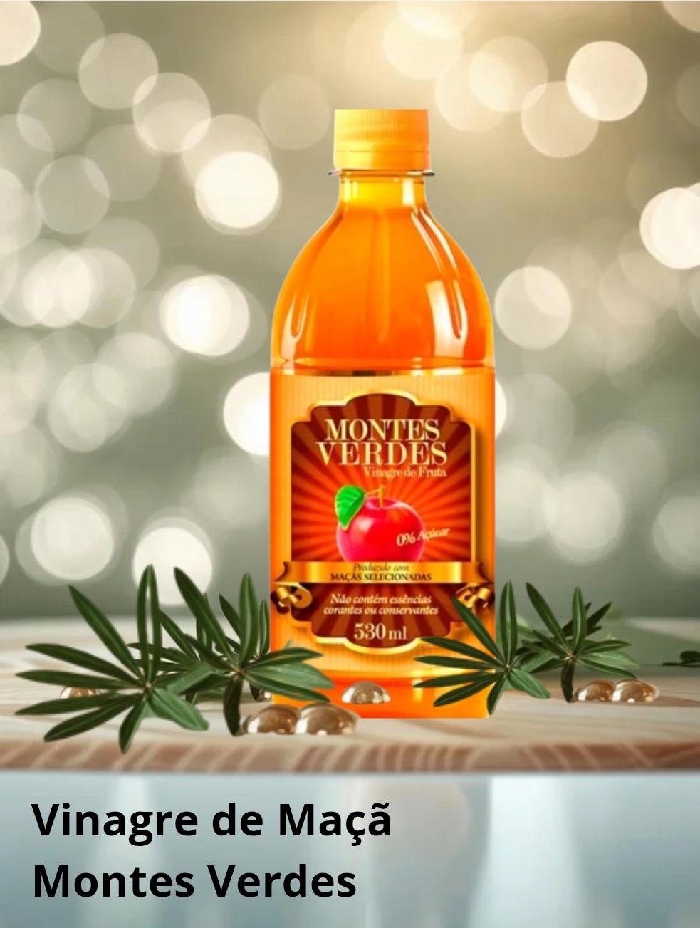 VINAGRE DE MAÇÃ 530ML - MONTES VERDES