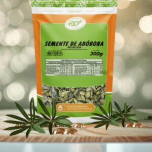SEMENTE DE ABÓBORA 300G - DESCASCADA NATURAL - VERDINHA