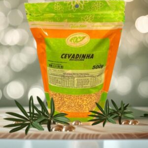 CEVADINHA EM GRÃOS - DESCASCADA 500G - FOCO ALTERNATIVO