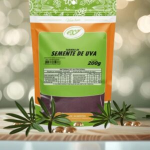 FARINHA DE SEMENTE DE UVA 200G - FOCO ALTERNATIVO