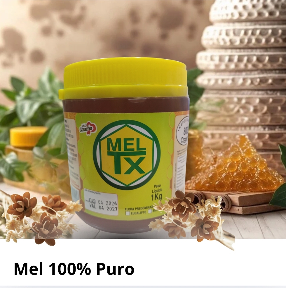 Mel TX- 100% Puro 1Kg - Caçapava do Sul/RS - Imagem 2