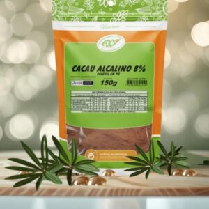 CACAU ALCALINO 8% EM PÓ 150G FOCO ALTERNATIVO