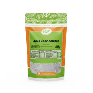 AGAR AGAR (POWDER BRANCO ) 50G - VIRA GELATINA VEGETAL - FOCO ALTERNATIVO