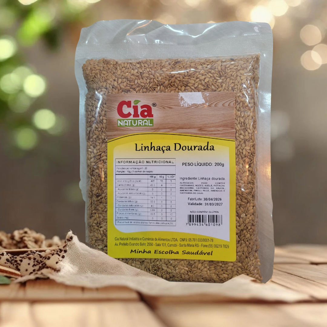 Linhaça Dourada 200g - Cianatural