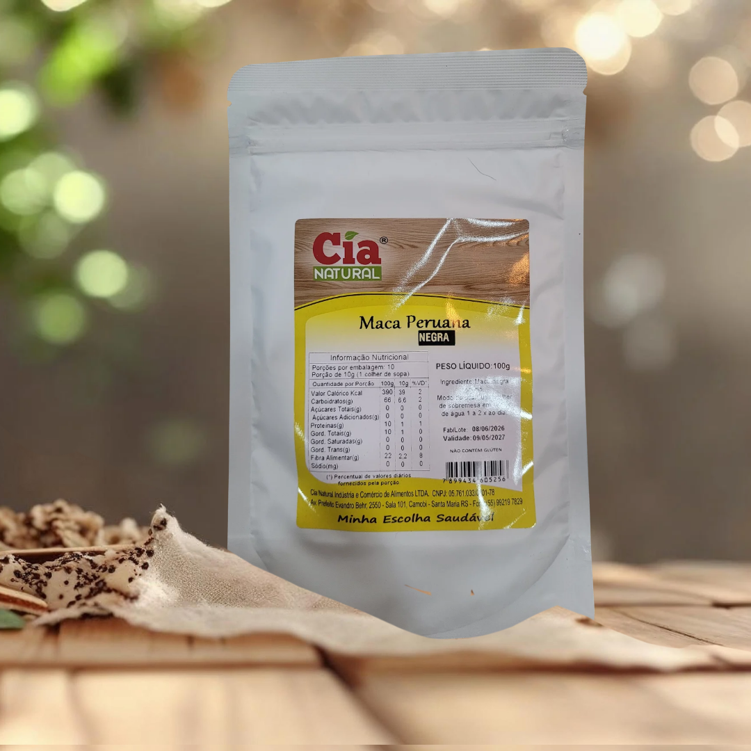 Maca Peruana Negra 100g - Cianatural