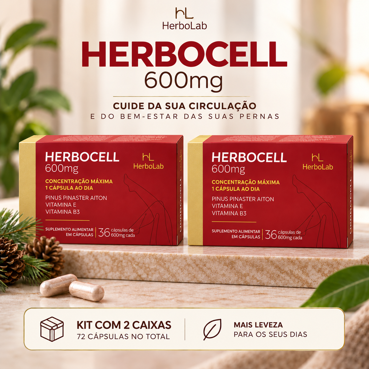 Herbocell Kit 2 caixas